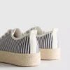 Kanvas jüt düz tabanlı Sneakerlar