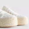 Kanvas jüt düz tabanlı Sneakerlar