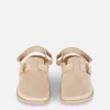 Kapalı burunlu mules sandaletler