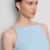 Kare yakalı mini elbise Kare yakalı mini elbise