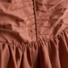 Katlı fırfırlı midi elbise Katlı fırfırlı midi elbise