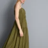 Katlı smock maxi elbise Katlı smock maxi elbise