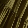 Katlı smock maxi elbise Katlı smock maxi elbise