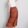 Katlı voile maksi etek Katlı voile maksi etek
