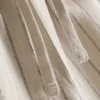 Keten karışımlı çizgili şort Keten karışımlı çizgili şort