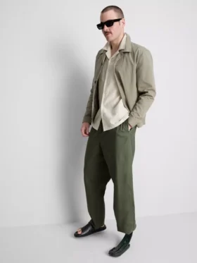 Keten karışımlı pantolon