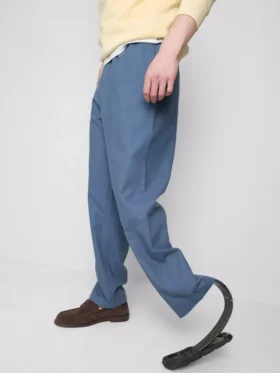 Keten karışımlı pantolon