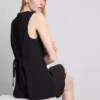 Kolsuz V yakalı mini elbise Kolsuz V yakalı mini elbise