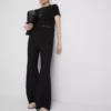 Kırışık düz paça büzgülü pantolon Kırışık düz paça büzgülü pantolon