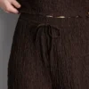 Kırışık düz paça büzgülü pantolon Kırışık düz paça büzgülü pantolon
