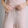 Kırışık düz paça büzgülü pantolon Kırışık düz paça büzgülü pantolon