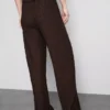 Kırışık düz paça büzgülü pantolon Kırışık düz paça büzgülü pantolon