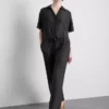 Kırışık geniş paça pantolon