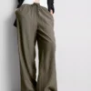 Kırışık geniş paça pantolon