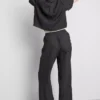 Kırışık geniş paça pantolon