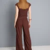 Kırışık geniş paça pantolon