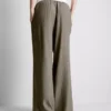 Kırışık geniş paça pantolon
