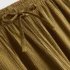 Kırışık geniş paça pantolon