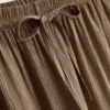 Kırışık geniş paça pantolon
