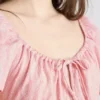 Kırışık kap kollu mini elbise Kırışık kap kollu mini elbise