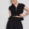 Kırışık Rara mini etek Kırışık Rara mini etek