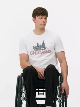 Kısa kollu Chicago tişört
