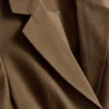 Kısa kollu, kemer detaylı blazer Kısa kollu, kemer detaylı blazer