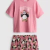 Kung Fu Panda karakterli kısa pijama