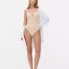 Kupalı tanga bodysuit