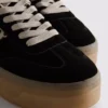 Leopar desenli kalın kauçuk tabanlı Sneakerlar