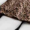 Leopar desenli kanvas tote çanta Leopar desenli kanvas tote çanta