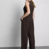 Lila düz paça pantolon Lila düz paça pantolon