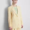 Lila tek sıra düğmeli blazer Lila tek sıra düğmeli blazer
