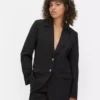Lila tek sıra düğmeli blazer Lila tek sıra düğmeli blazer