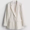 Lila tek sıra düğmeli blazer Lila tek sıra düğmeli blazer
