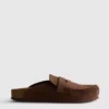Loafer tarzı takunya sandaletler