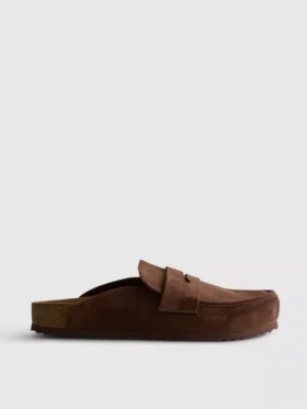 Loafer tarzı takunya sandaletler