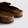Loafer tarzı takunya sandaletler