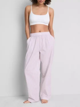 Love to Lounge çizgili düz paça pijama altları Love to Lounge çizgili düz paça pijama altları