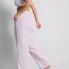 Love to Lounge çizgili düz paça pijama altları Love to Lounge çizgili düz paça pijama altları