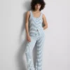 Love to Lounge nervürlü çizgili pijama cami Love to Lounge nervürlü çizgili pijama cami