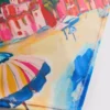 Manzaralı desenli bandana bikini üstü Manzaralı desenli bandana bikini üstü