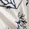 Mercan desenli pijama tarzı kolsuz bluz