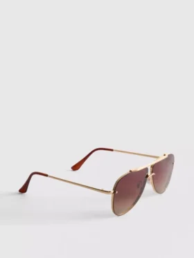 Metal aviator tarzı güneş gözlüğü