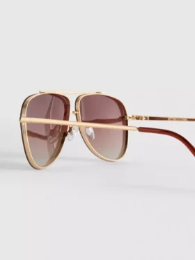 Metal aviator tarzı güneş gözlüğü