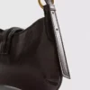 Metal detaylı omuz çantası