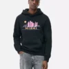 Miami silüetli kapüşonlu sweatshirt