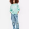 Miami yazılı oversize sweatshirt Miami yazılı oversize sweatshirt