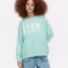 Miami yazılı oversize sweatshirt Miami yazılı oversize sweatshirt