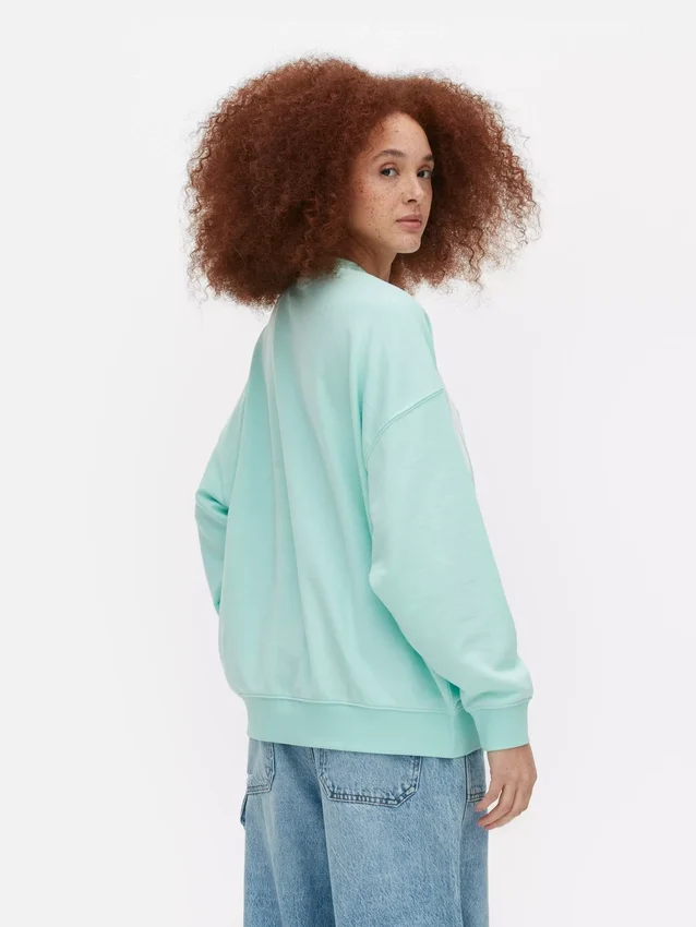 Miami yazılı oversize sweatshirt Miami yazılı oversize sweatshirt